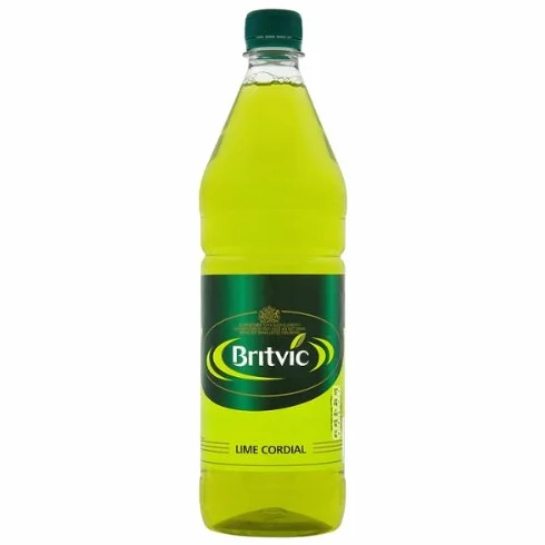 Britvic Lime Cordial 1 Litro (paquete de 12 x 1ltr)
