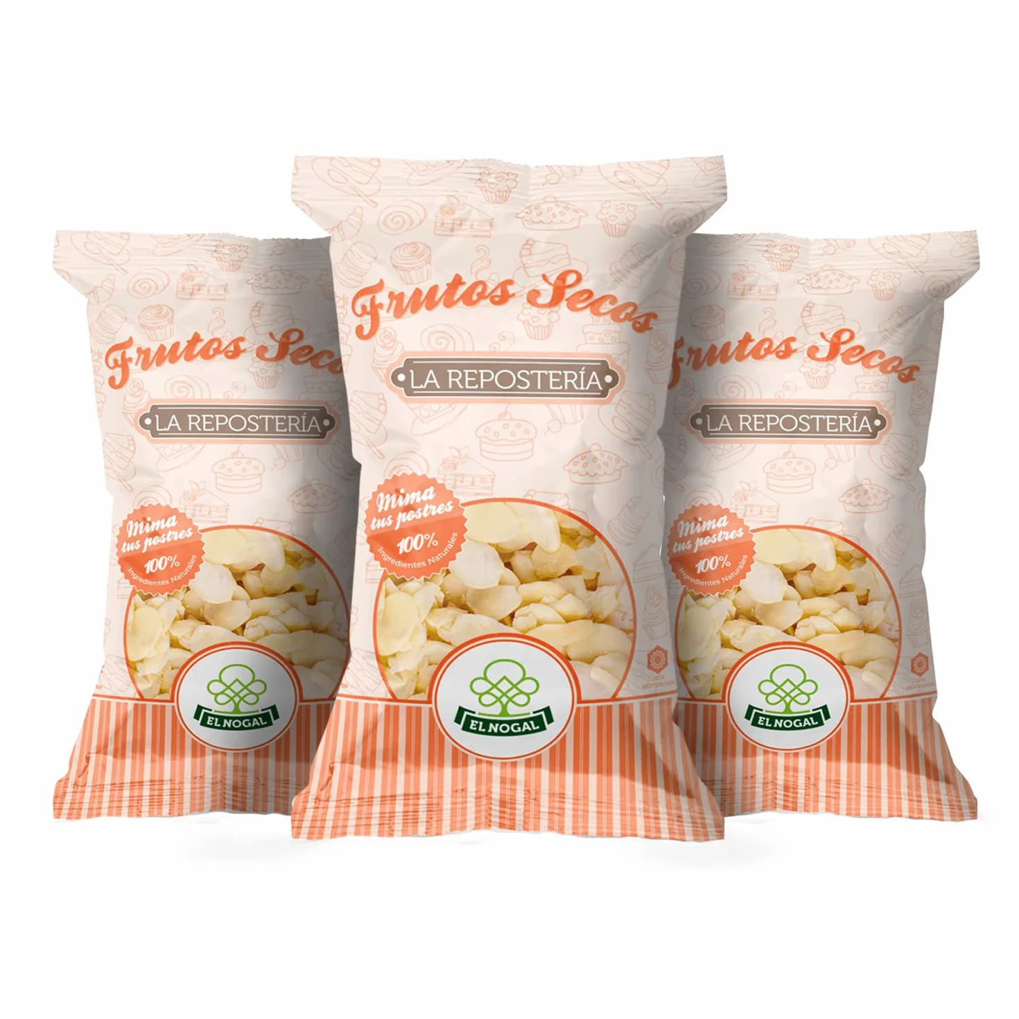 EL NOGAL Frutos Secos Almendra Laminada - Repostería Bolsa, 125