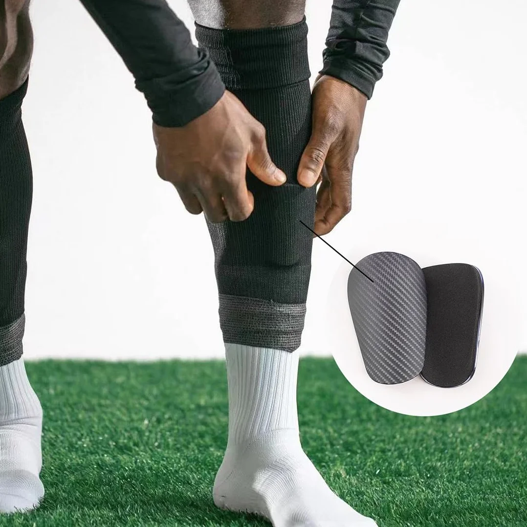 Espinilleras de Fútbol Mini 9.5x6 cm Protección para Hombre Mujer Niños