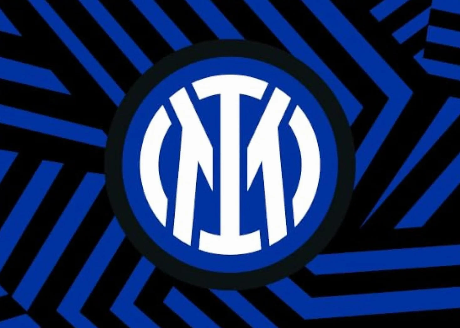 Inter Bandera 70 x 50 cm con logotipo central