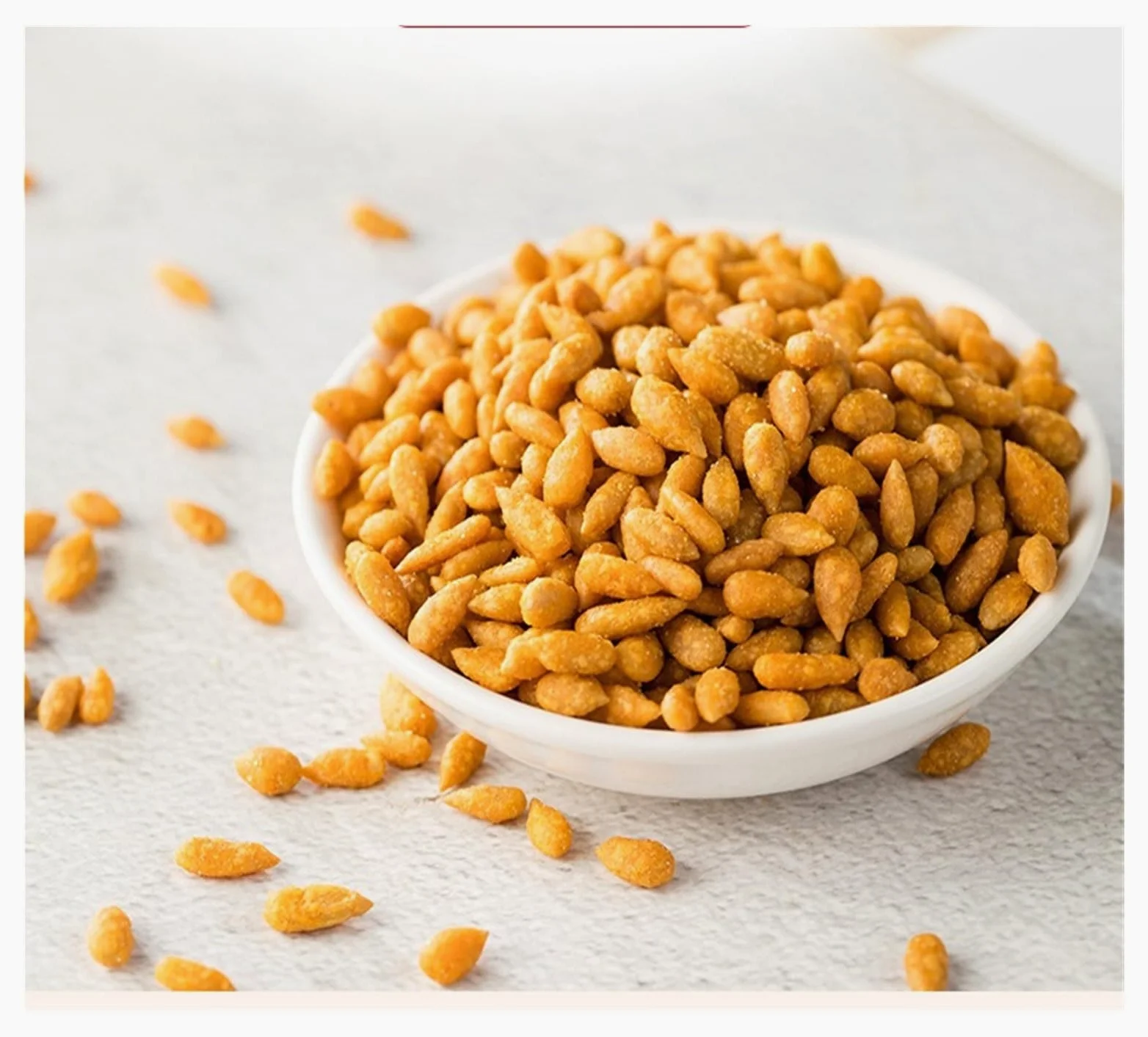 128 g de semillas de girasol con sabor a huevas de cangrejo, saladas, fragantes y crujientes con un rico sabor a cangrejo. Nueces Y Aperitivos.(4bag)