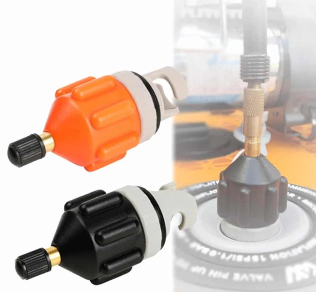anso Adaptador de paleta de surf, bomba de kayak, compresor inflable, accesorios de válvula de conmutación para barco