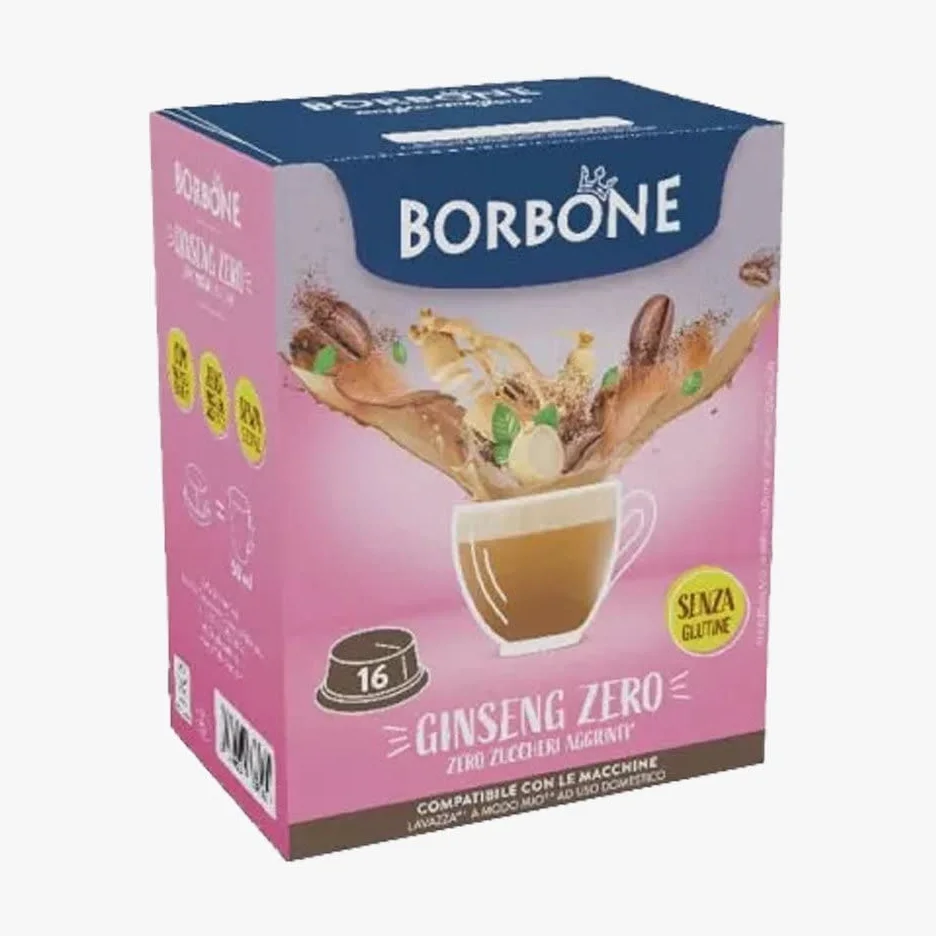 96 Cápsulas Café Borbone compatibles con Lavazza a Modo Mio Ginseng Zero - El Emporio del Café