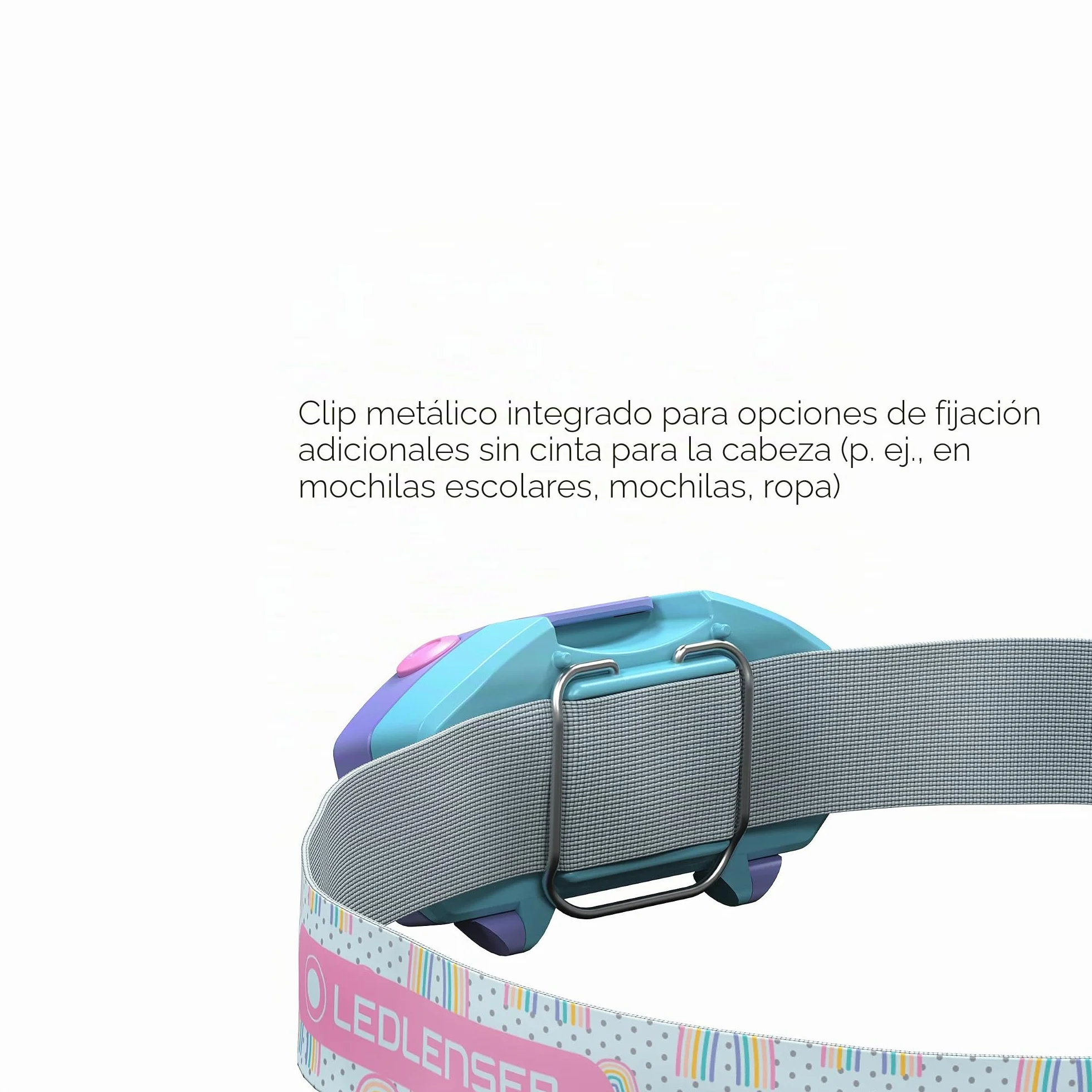 Ledlenser KidLED2 Linterna frontal LED niños dinosaurio 40 lúmenes