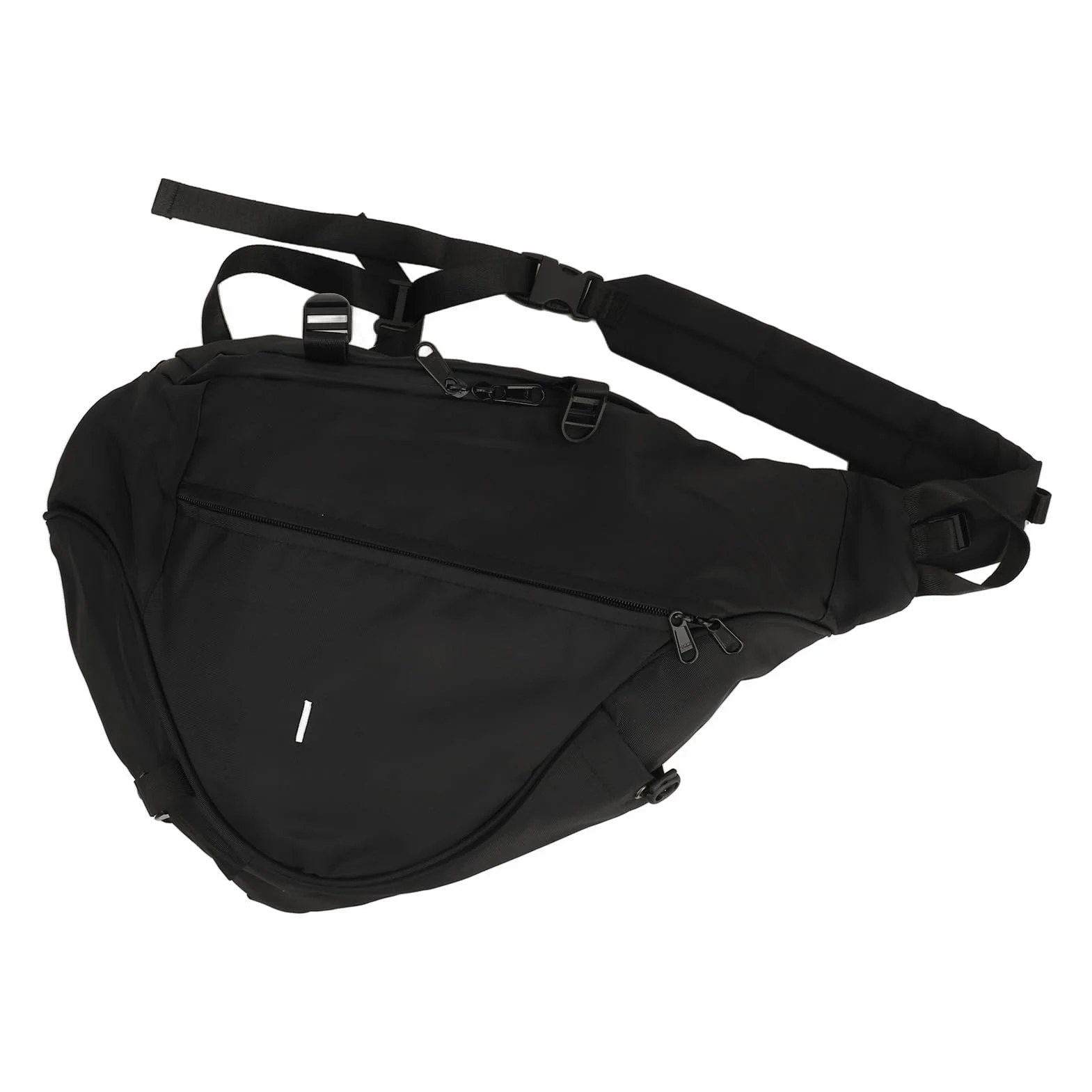 VGEBY Bolso Bandolera Grande Negro Impermeable Mochila de Pecho Tela Oxford para Deportes