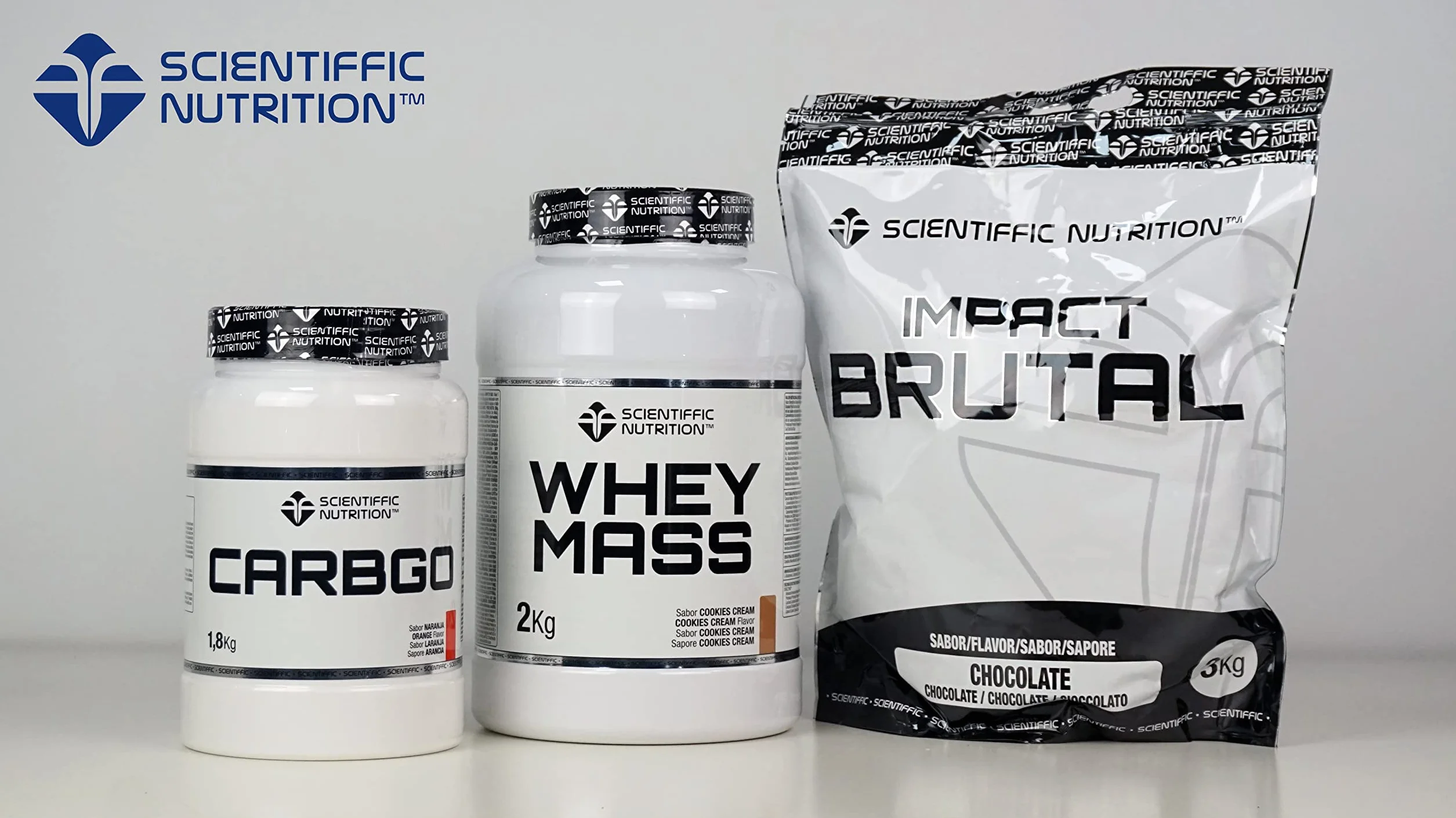 Scientiffic Nutrition - Brutal Impact, Ganador de Peso y Masa Muscular, Mass Gainer con Carbohidratos, Proteina de Suero y Aminoácidos como la Creatina - 3Kg, Sabor Yogurt Limón.