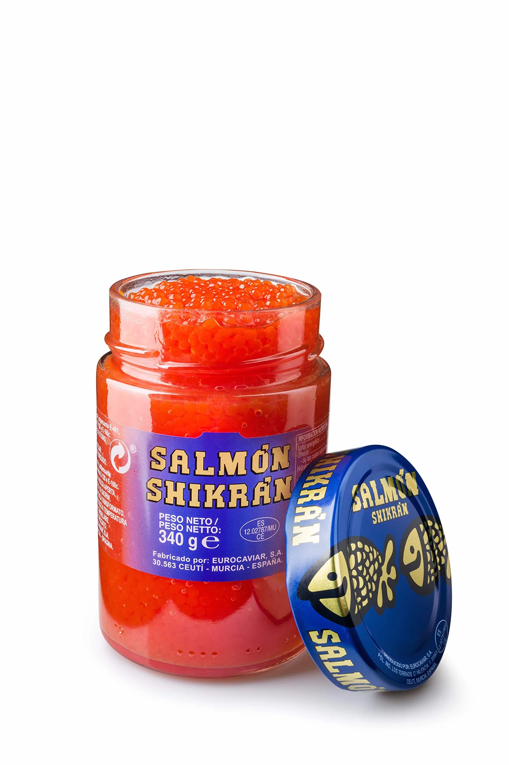 Salmón Shikrán® en esferas, tarro de 340 g