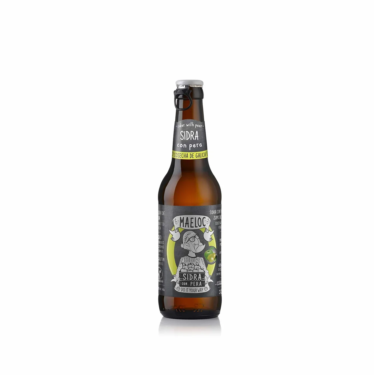 Maeloc Sidra con Pera 24 botellas 330 ml