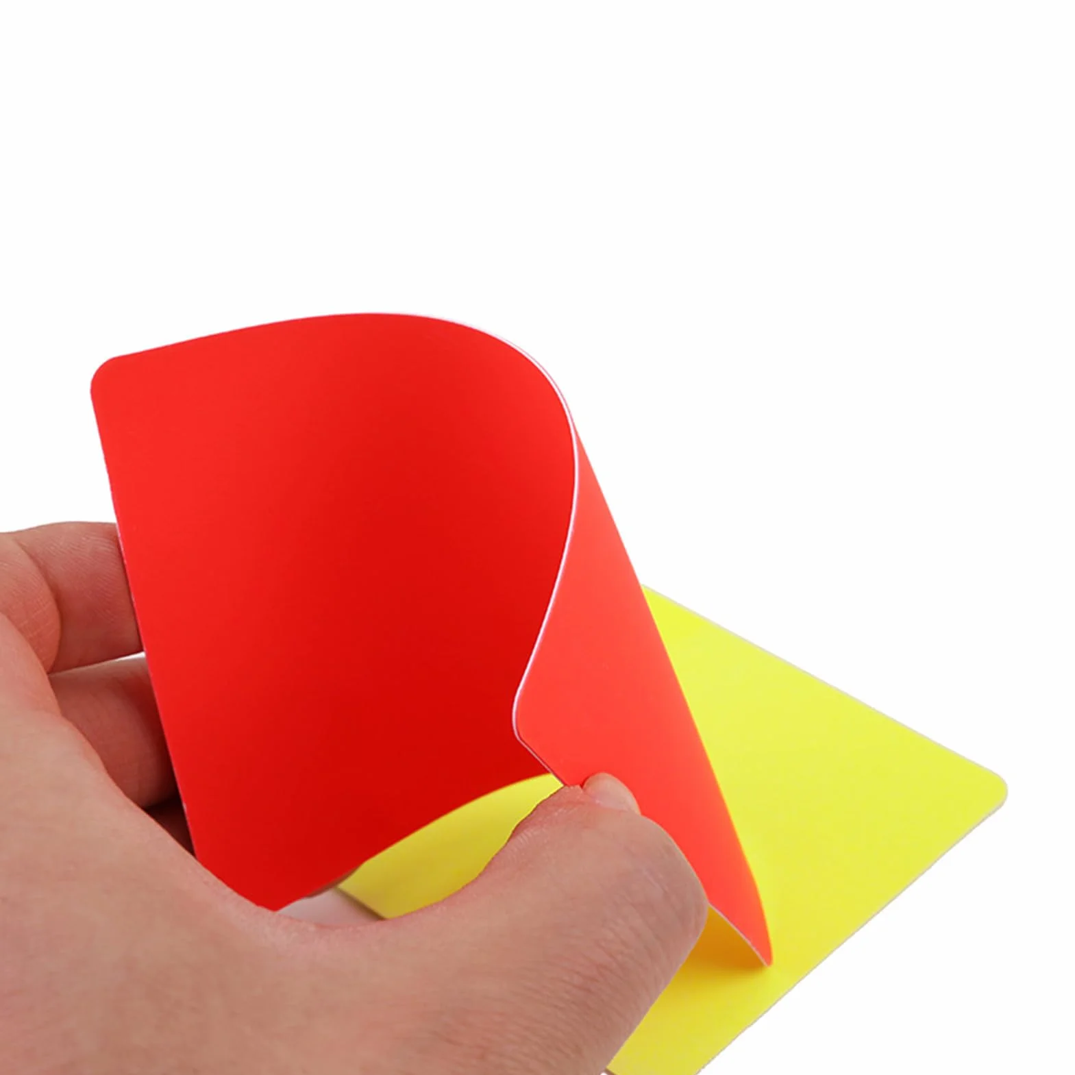 Tarjetas de referencia de fútbol, herramienta profesional de alta visibilidad para árbitro, hockey, voleibol, baloncesto, lucha libre, balonmano