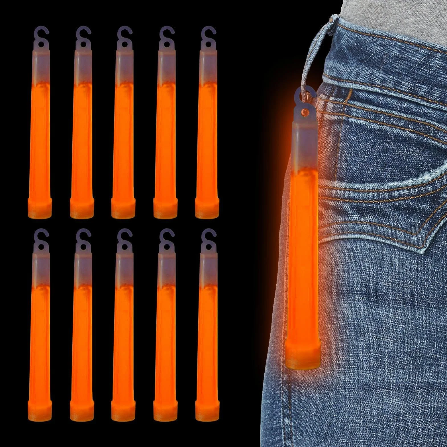Bastones Luminosos Brillantes para Fiestas, Glowsticks para Bodas, Raves, Conciertos