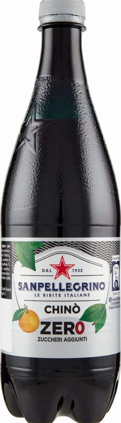 San Pellegrino Chinotto Zero PET - 12 botes de limonada sin azúcar (0,75 L), color naranja amargo