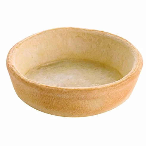 Pidy Cajas redondas de repostería (paquete de 135), horneadas, masa quebrada, sólida, 8,5 cm de diámetro, 135 unidades