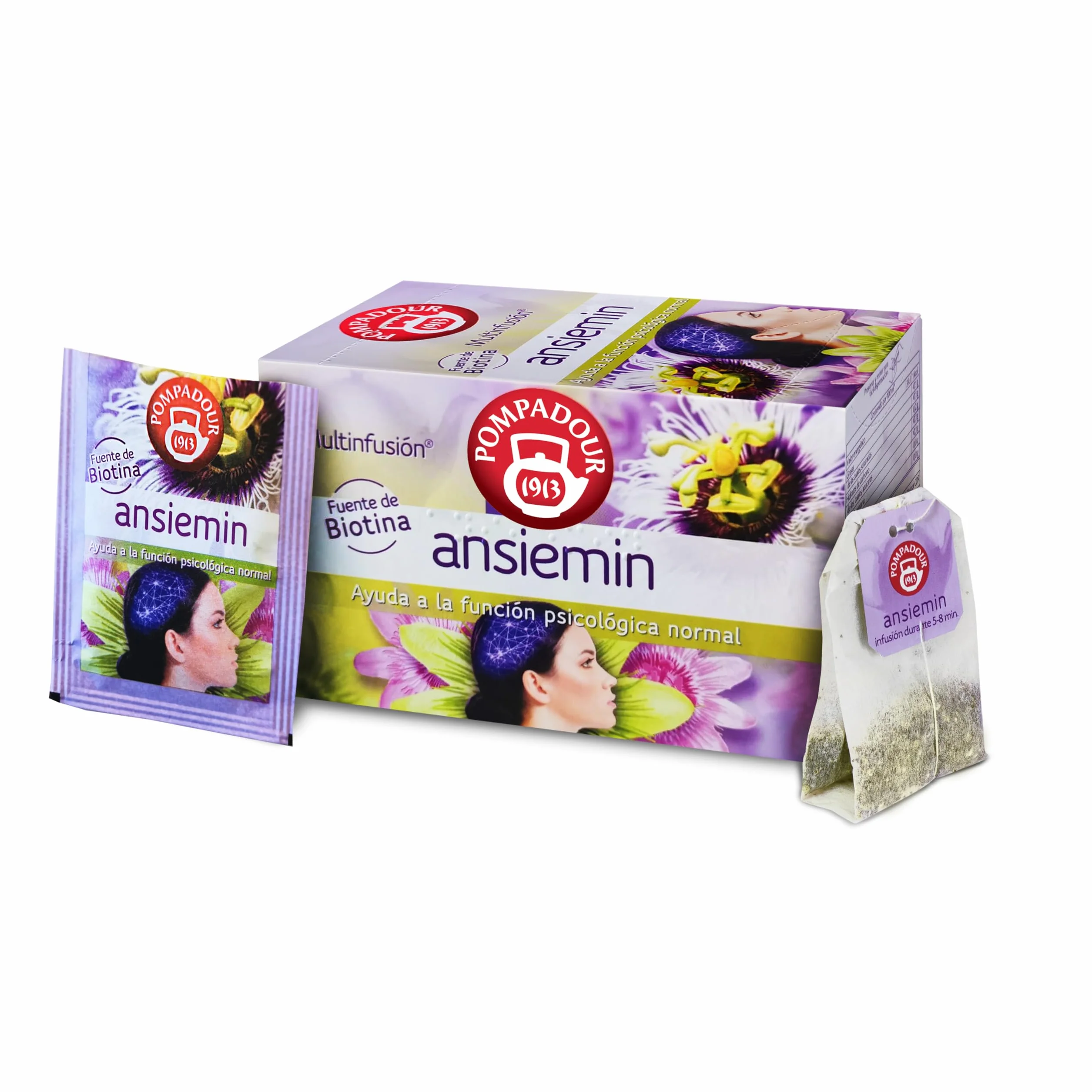 Pompadour Infusión Ansiemin, 20 uds