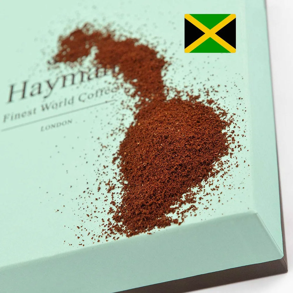 100% Café de las Montañas Azules de Jamaica - Café tostado y molido - 200g | Nivel de tueste: medio