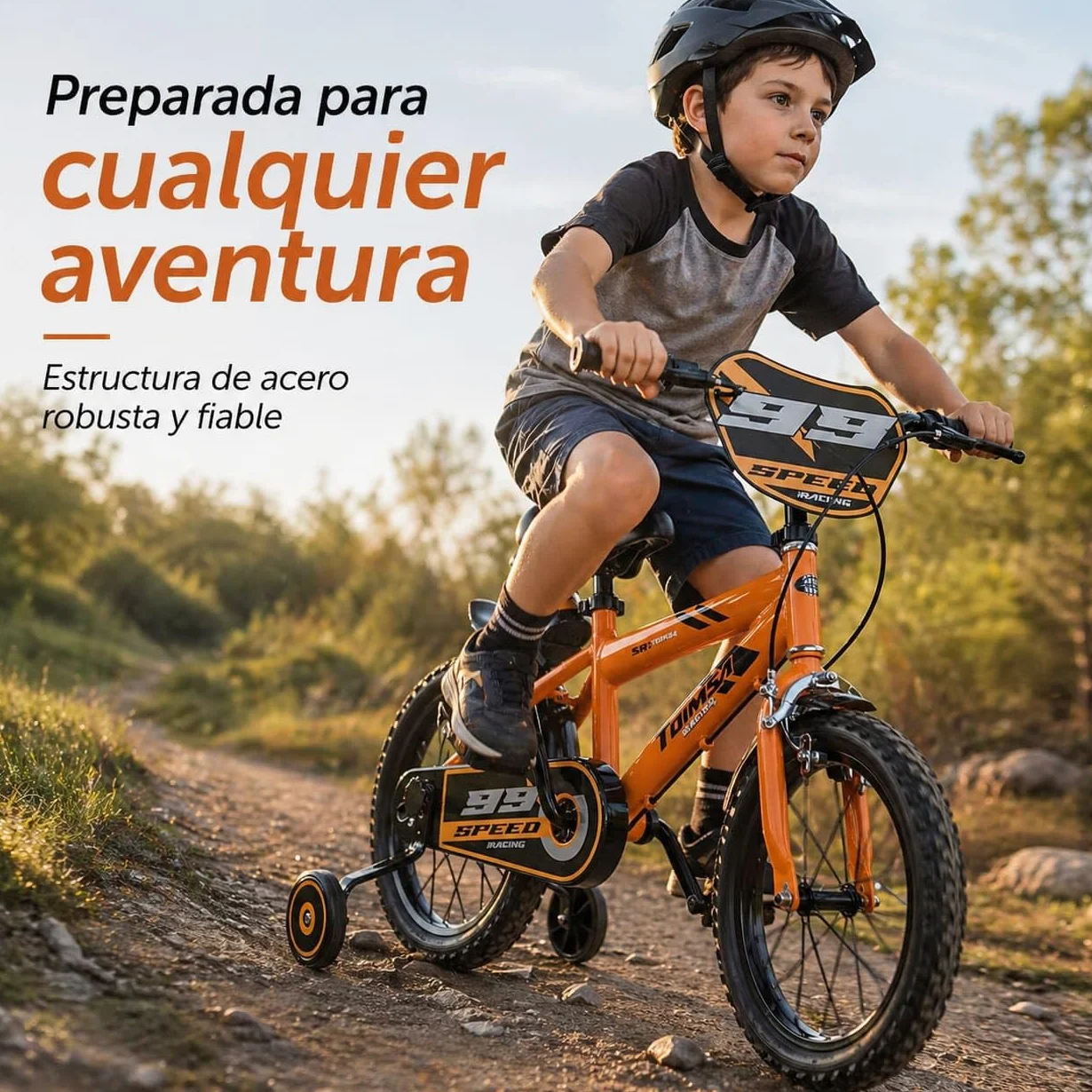TOIMSA Bicicleta 16" Speed Racing