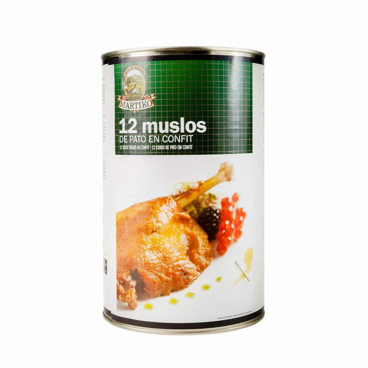 Martiko 12 Muslos de Pato en Confit 4130 G