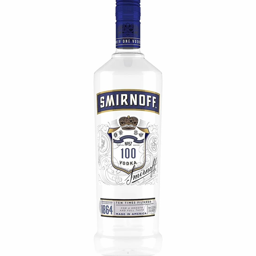 Smirnoff No.57, Blue Vodka, 1 L
