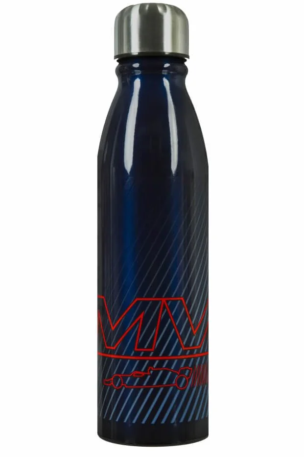 Red Bull Racing F1 Botella de Agua Aluminio Azul Marino con Logotipos Impresos