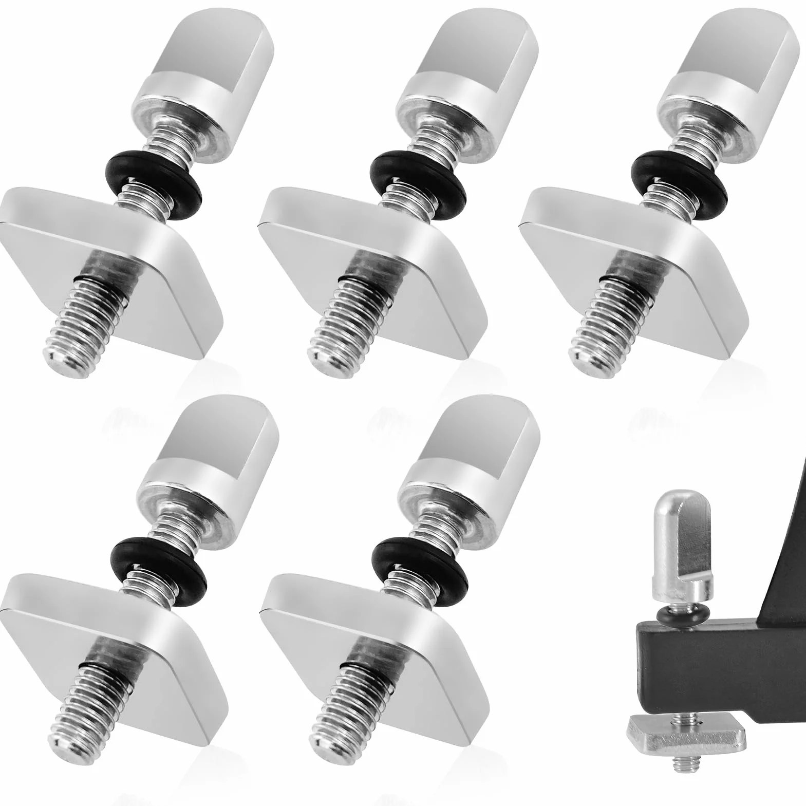 Tornillo para Tabla de Surf Acero Inoxidable Kit de Repuesto 5 Piezas