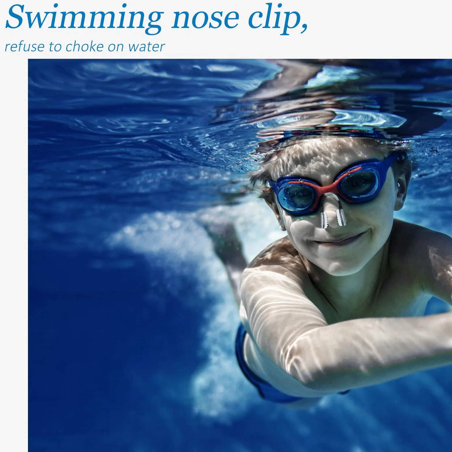 Tapones nasales para natación con caja de almacenamiento, clip para nariz, adultos, niños, entrenamiento deportes