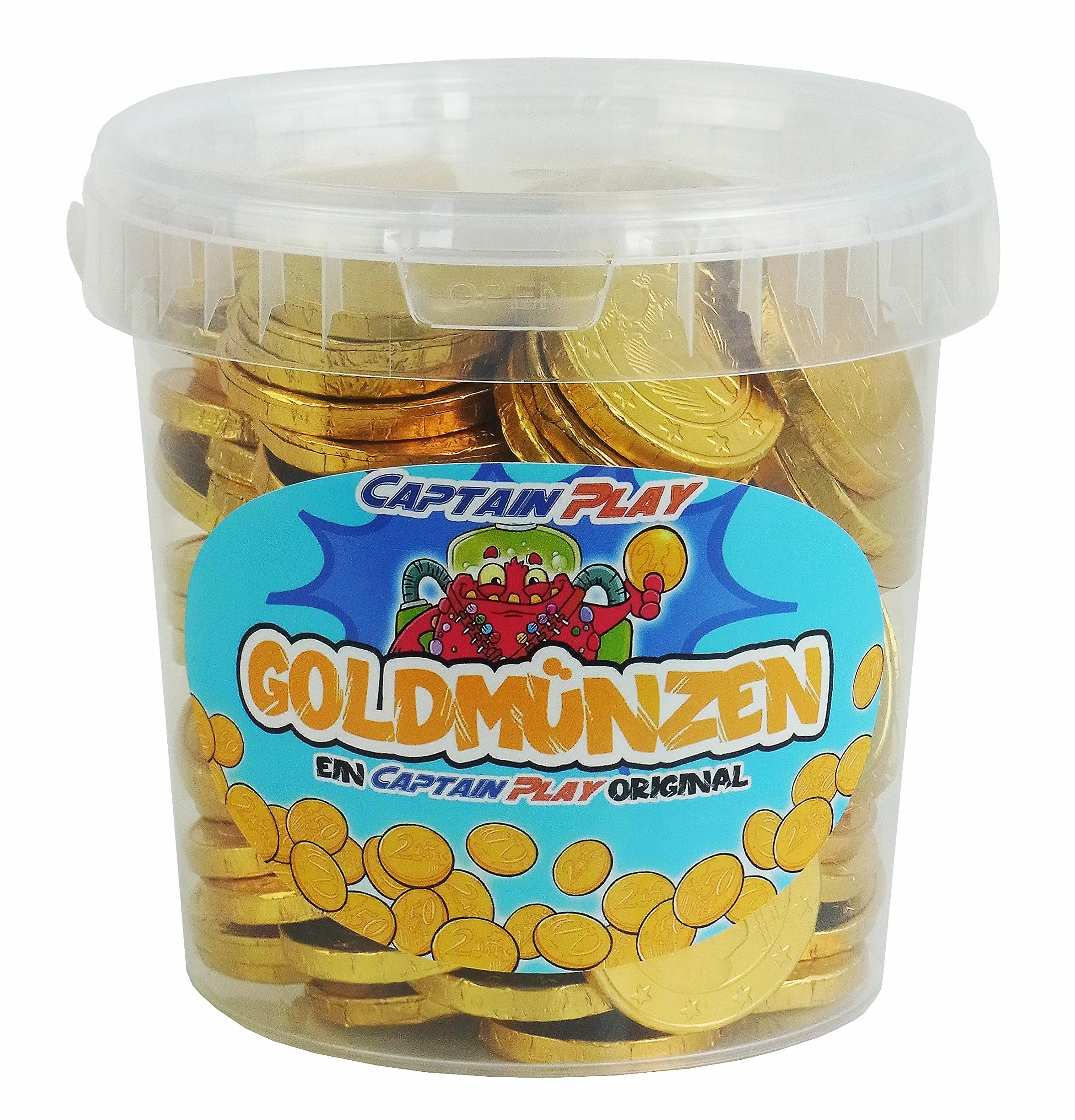 CAPTAIN PLAY Monedas de Oro Chocolate Pirata 700g