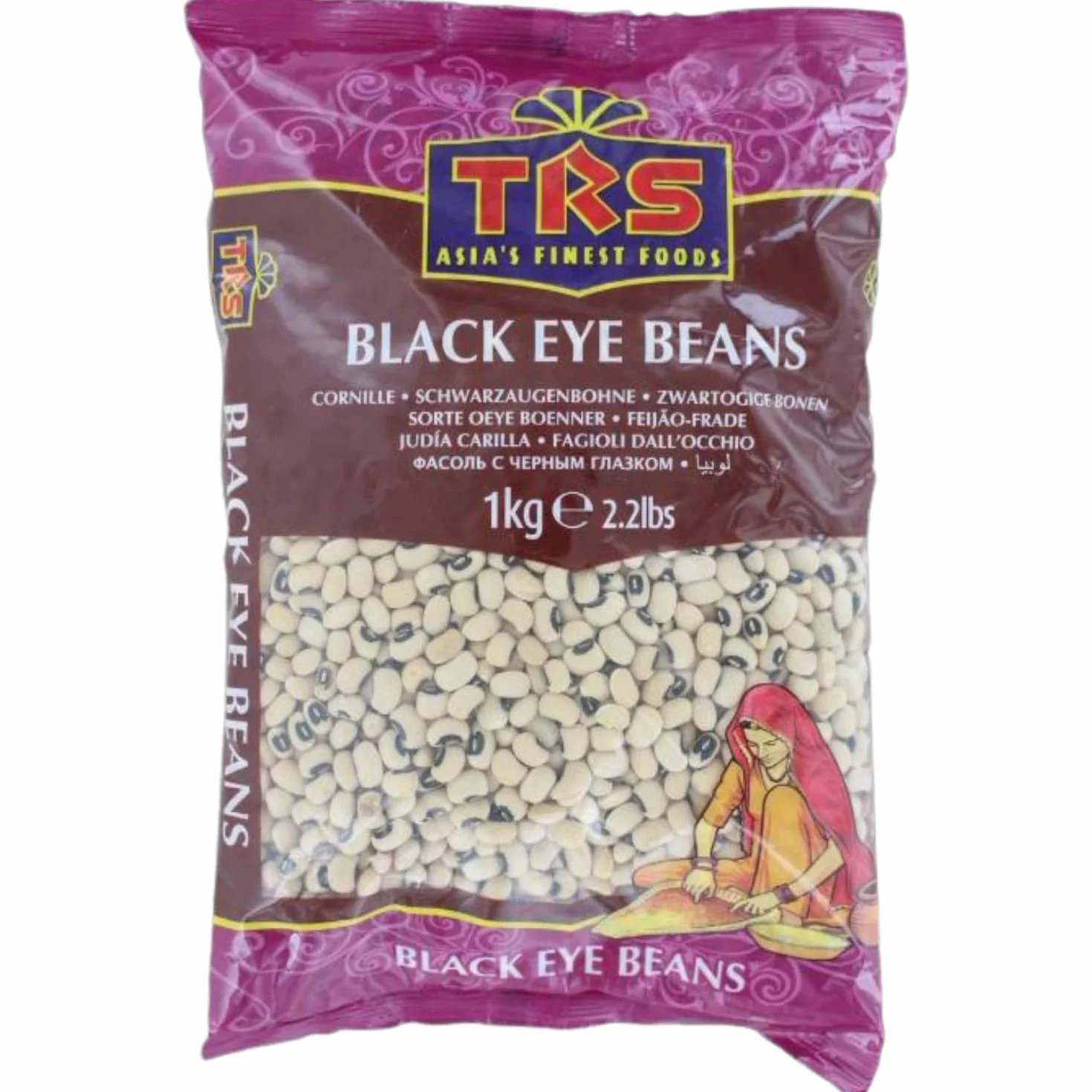 TRS, Frijoles Ojo Negro, (1 X 1 KG)