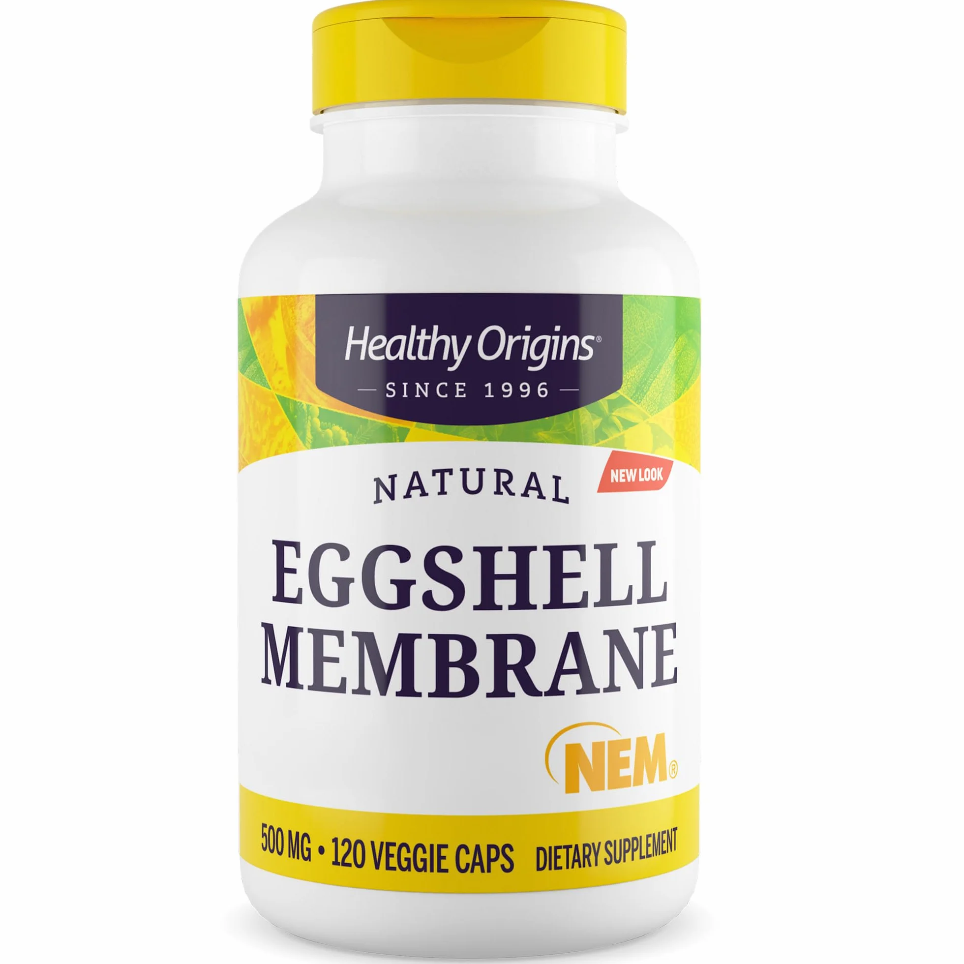 Healthy Origins Natural Eggshell Membrane 500mg 120 Capsules Sin Gluten No GMO