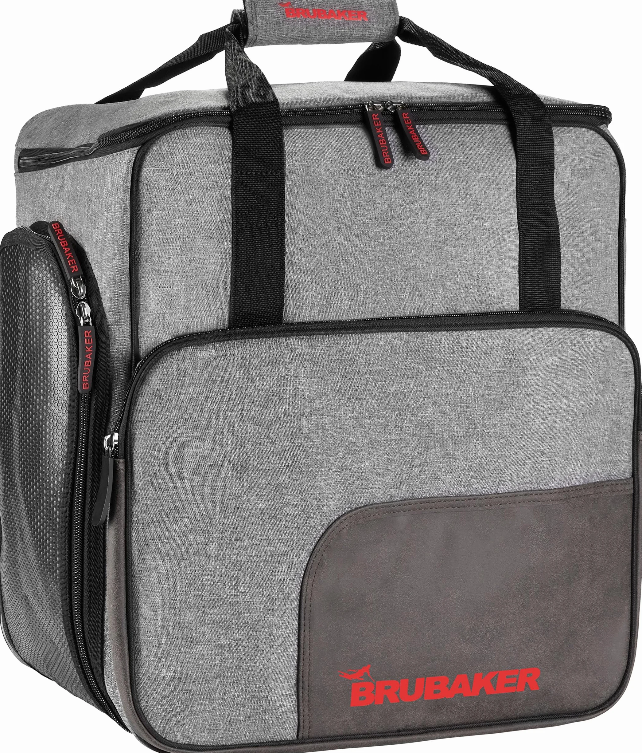 BRUBAKER Mochila Porta Botas De Esquí Heather Gris/Negro