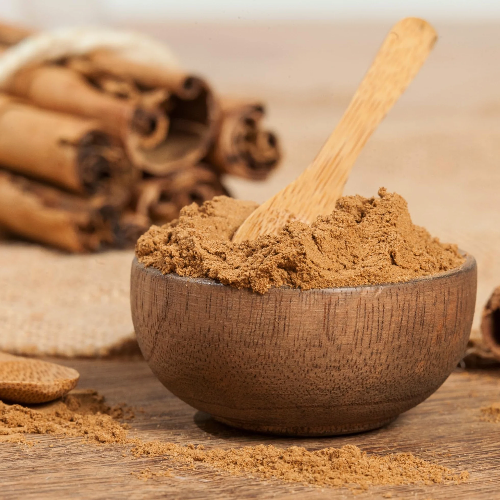 Alpi Nature Canela de Ceilán en Polvo 250g, Palitos de Canela de Ceilán Molidos en Polvo