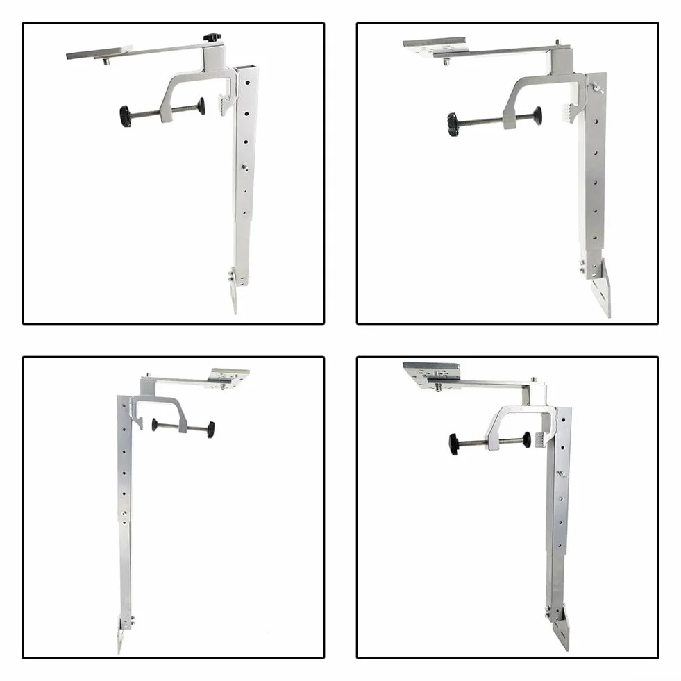 Soporte de acero inoxidable y aluminio para buscador de peces ajustable