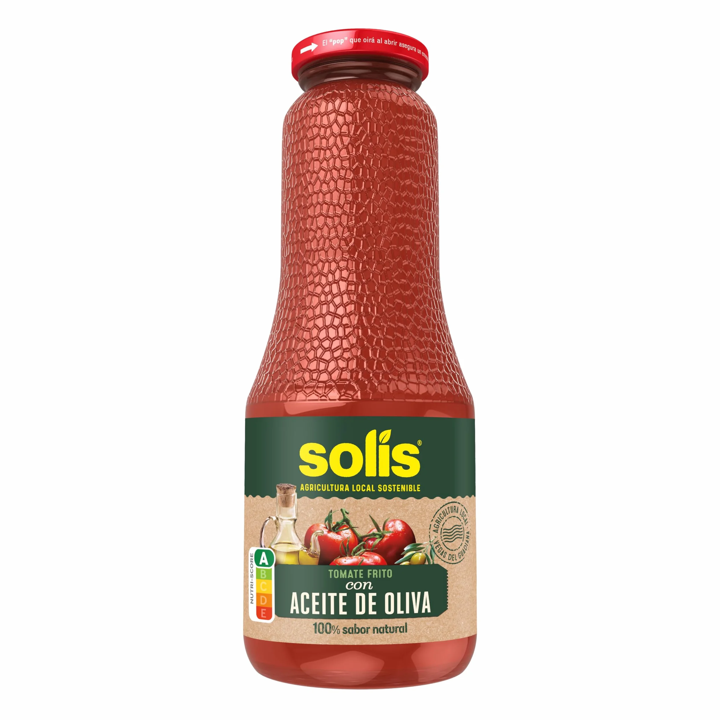 Solis Salsa de tomate FRASCO OLIVA 12 x 725 g