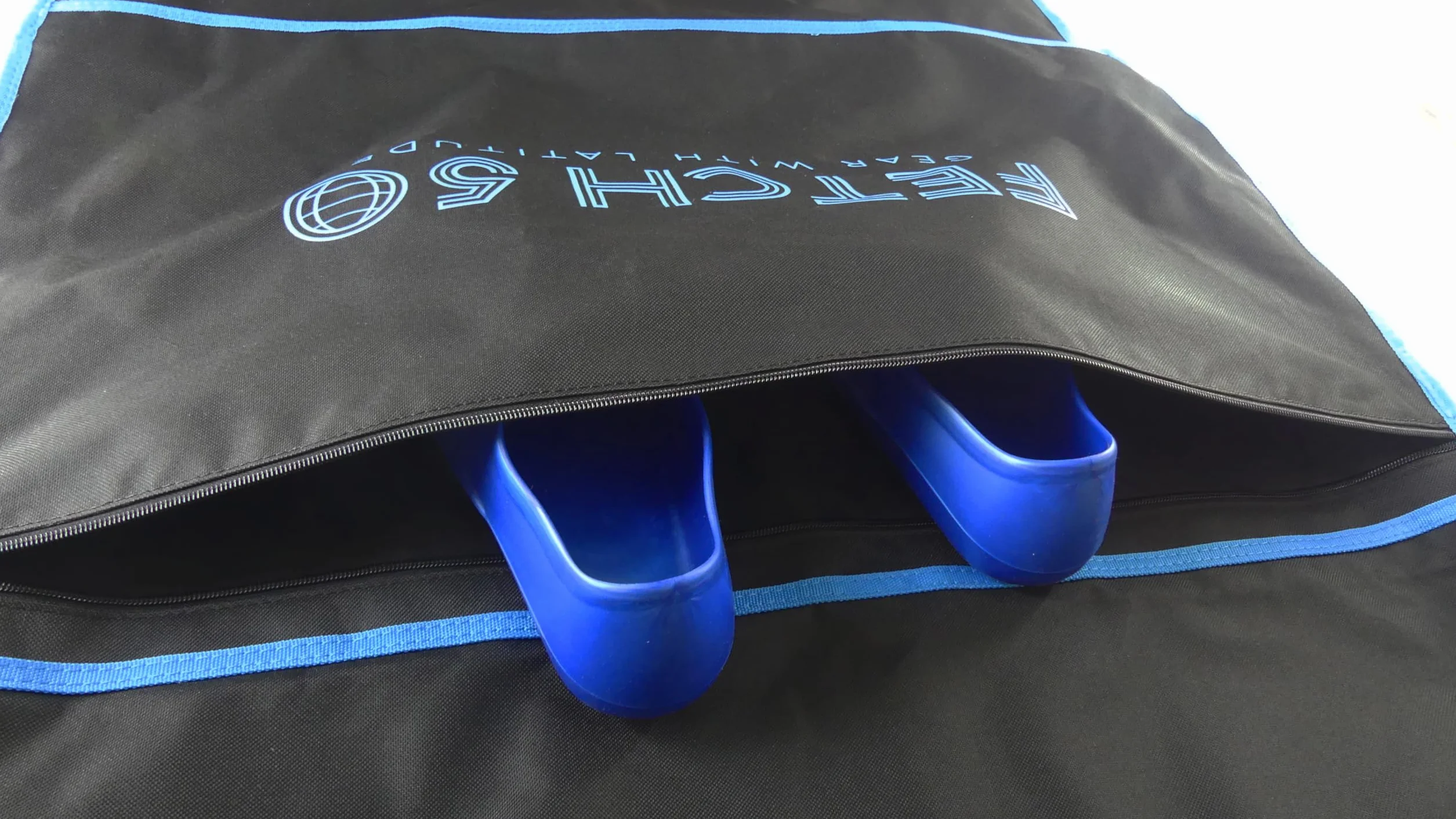 Bolsa de Bodyboard Doble Nova, Correas de Mochila, Poliéster Resistente, Bolsillo Grande, Negro Naranja o Azul