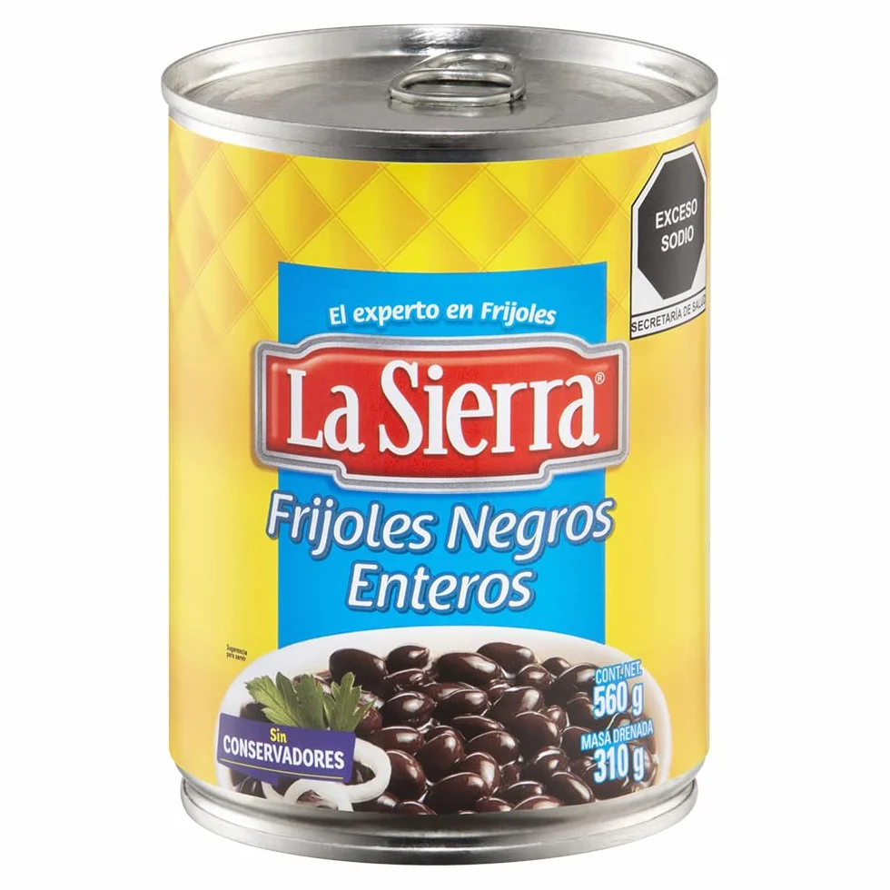 Frijol Entero Negro 12/560g La Sierra