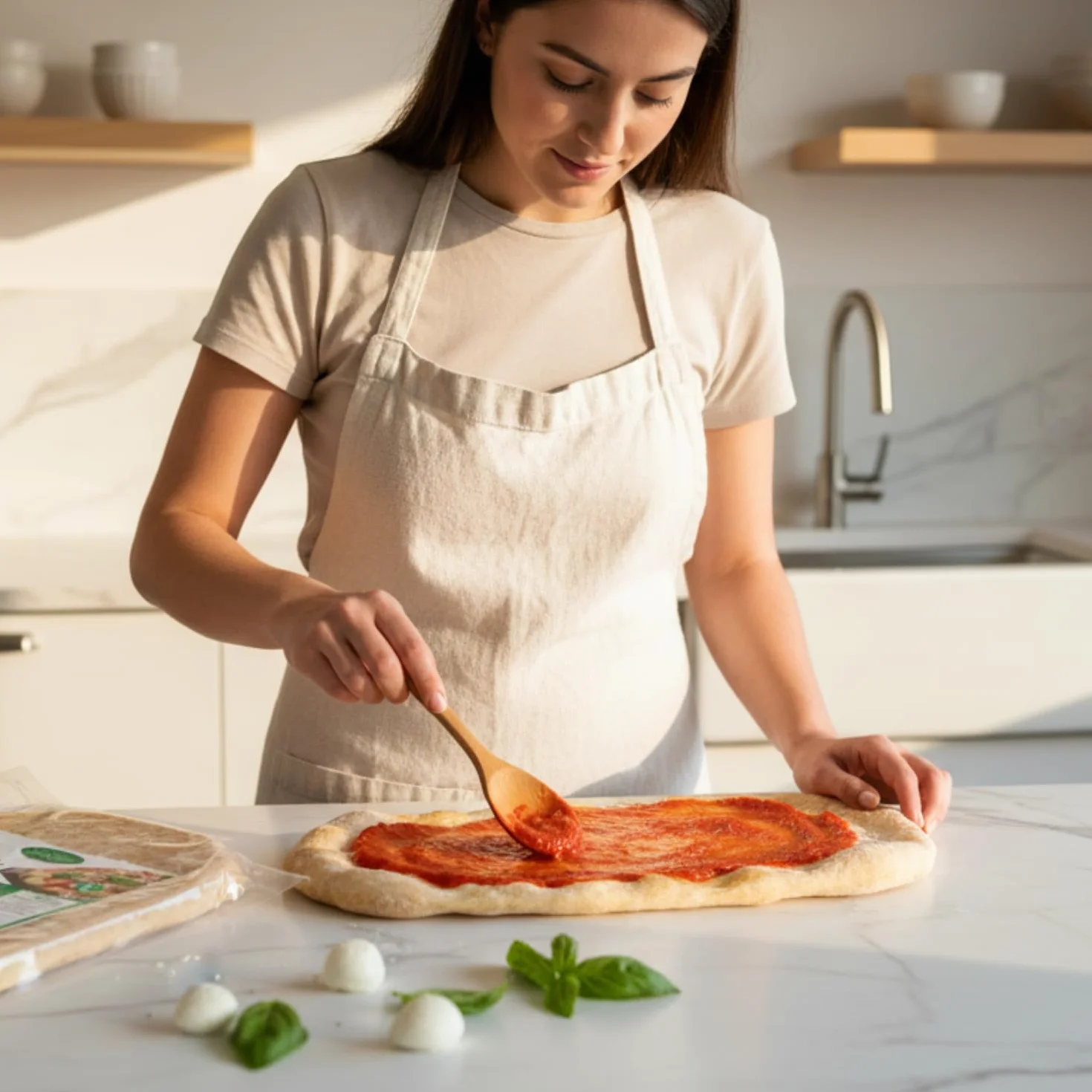 Pinsa Precocida Artesana 12 Bases | Pinsa Lista en 5 Minutos, Levadura Larga, Producto Italiano | Bases de pinsa de 250 gramos cada una