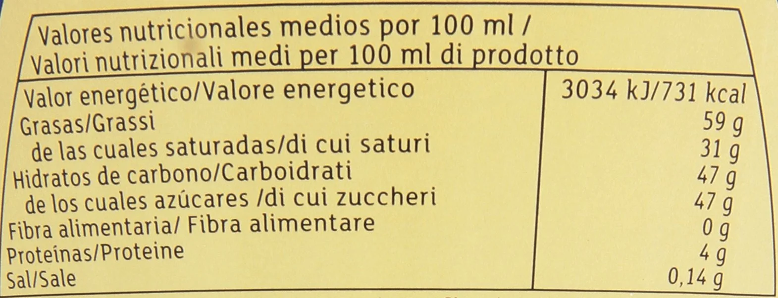 Carte D'Or - Crunchy Topping - Sirope sabor chocolate blanco crujiente - 900 ml