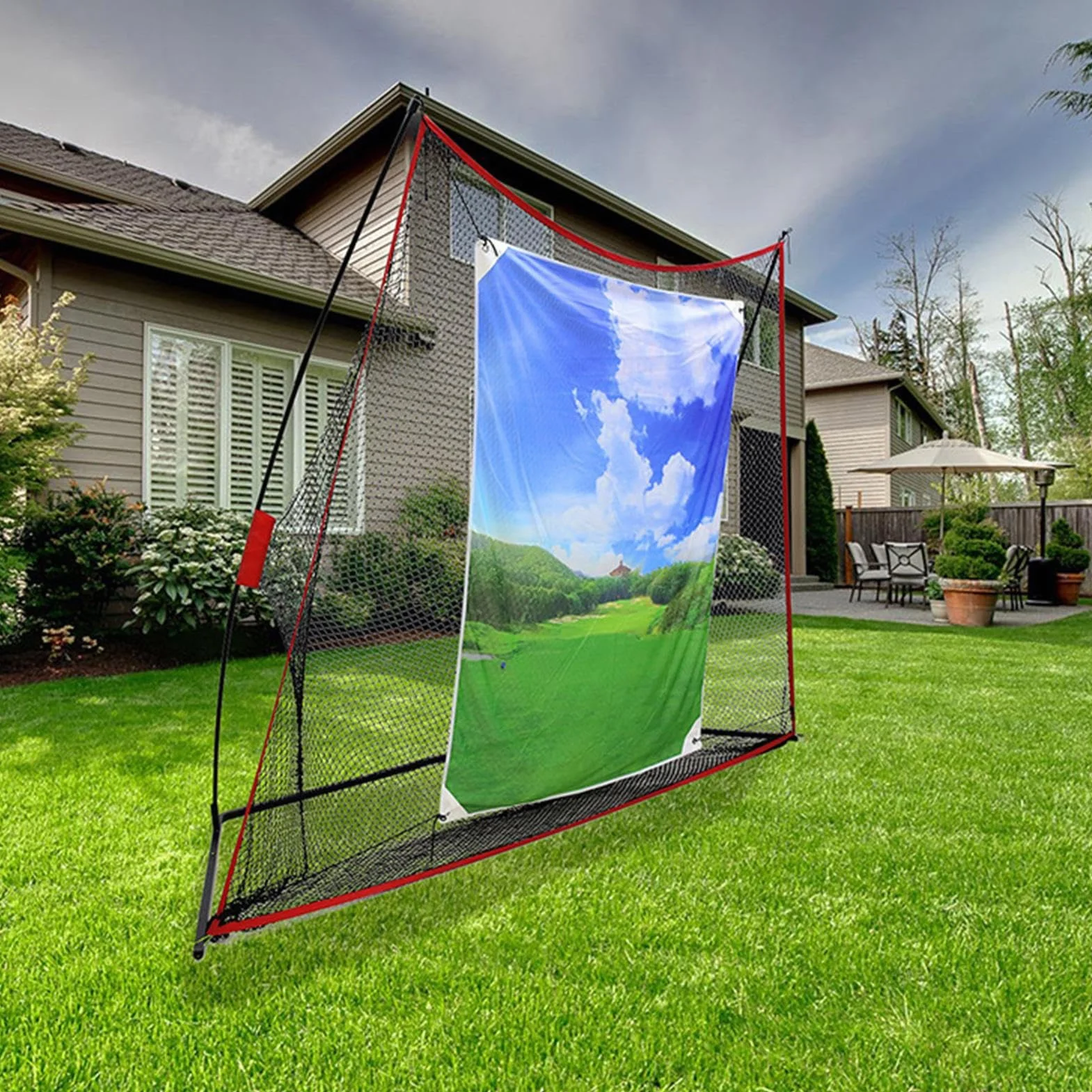 Equipo de Entrenamiento de Golf Plegable de Bajo Ruido Repuesto Red de Golf