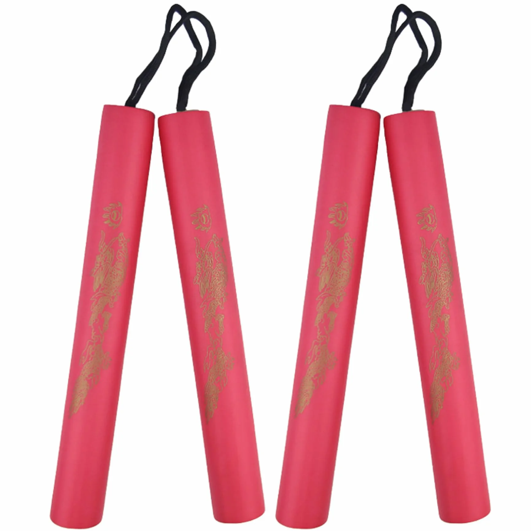 Nunchakus de Espuma Suave para niños 2 Unidades Entrenamiento Ligeros Seguros Acolchado Azul