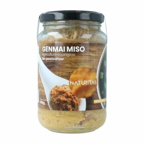 Pack Genmai Miso sin pasteurizar Bio | 2x380g | Naturitas Essentials | Pasta de miso | Miso japonés | Salsas