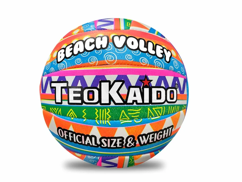 Balón de Voleibol de Playa Tamaño 5 Negro Cráneo