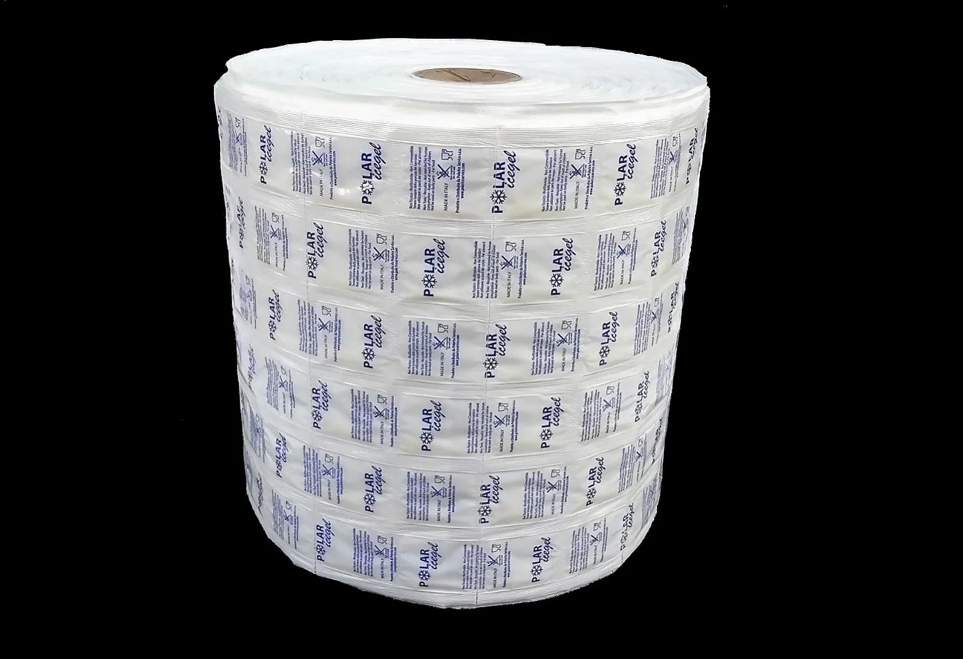 Hielo sintético Polar IceGel de bobina Composta de 856 hojas perforados de 12 cellette inattivate (Pari a 10.272 cellette).Made in Italy