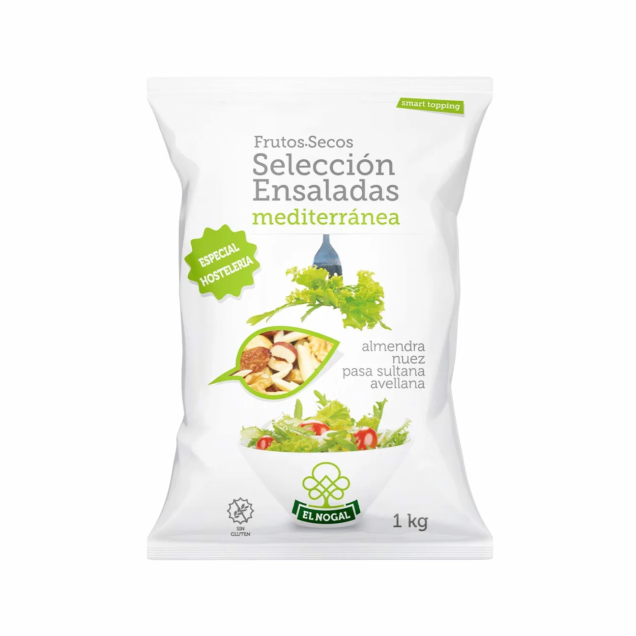 EL NOGAL Frutos Secos Frutos Secos Selección Ensalada Mediterránea Bolsa 1000 g