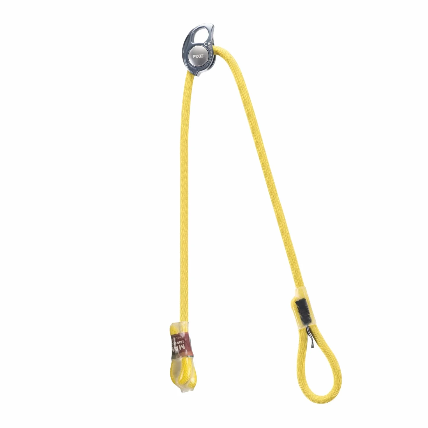 FIXE Manso Cabo Dinámico Regulable para Escalada y Alpinismo, Bloqueador de Cuerda con Ajuste Preciso, Cuerda Full Dry 9mm, Certificación CE EN17520