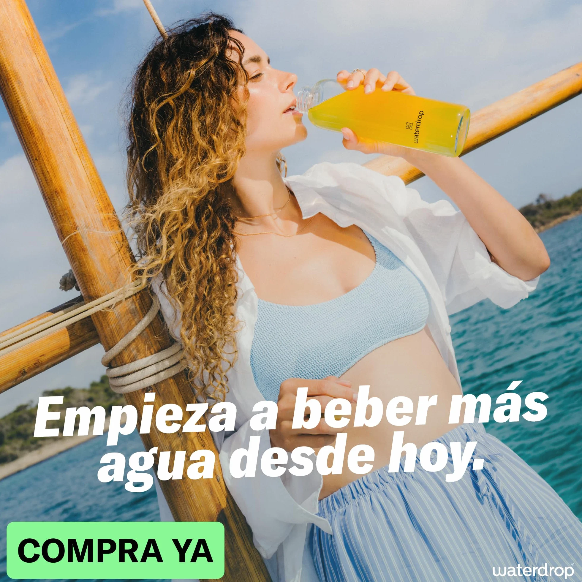 waterdrop® Mix Sabores de Frutas, 36 Pastillas Saborizantes Para Agua, Bebidas Sin Azúcar, Sabores Agua: Naranja, Limón, Pomelo, Refresco Instantaneo, Sobres