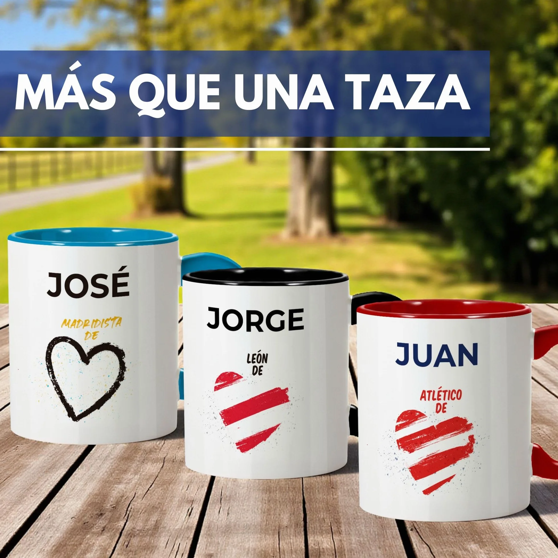 Taza Zaragoza Personalizada Cerámica 330ml Fútbol LolaPix