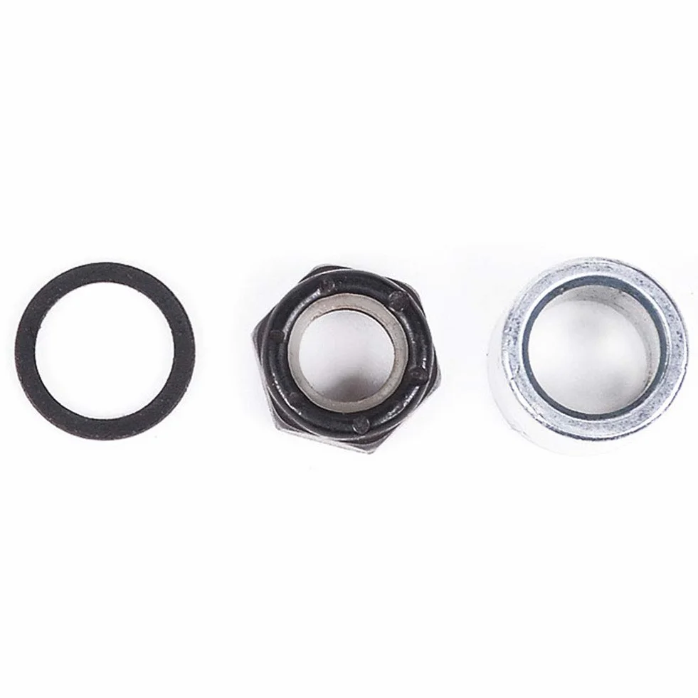 Kit de arandelas espaciadoras de metal para rodamientos de monopatín y longboard, tuercas de reparación