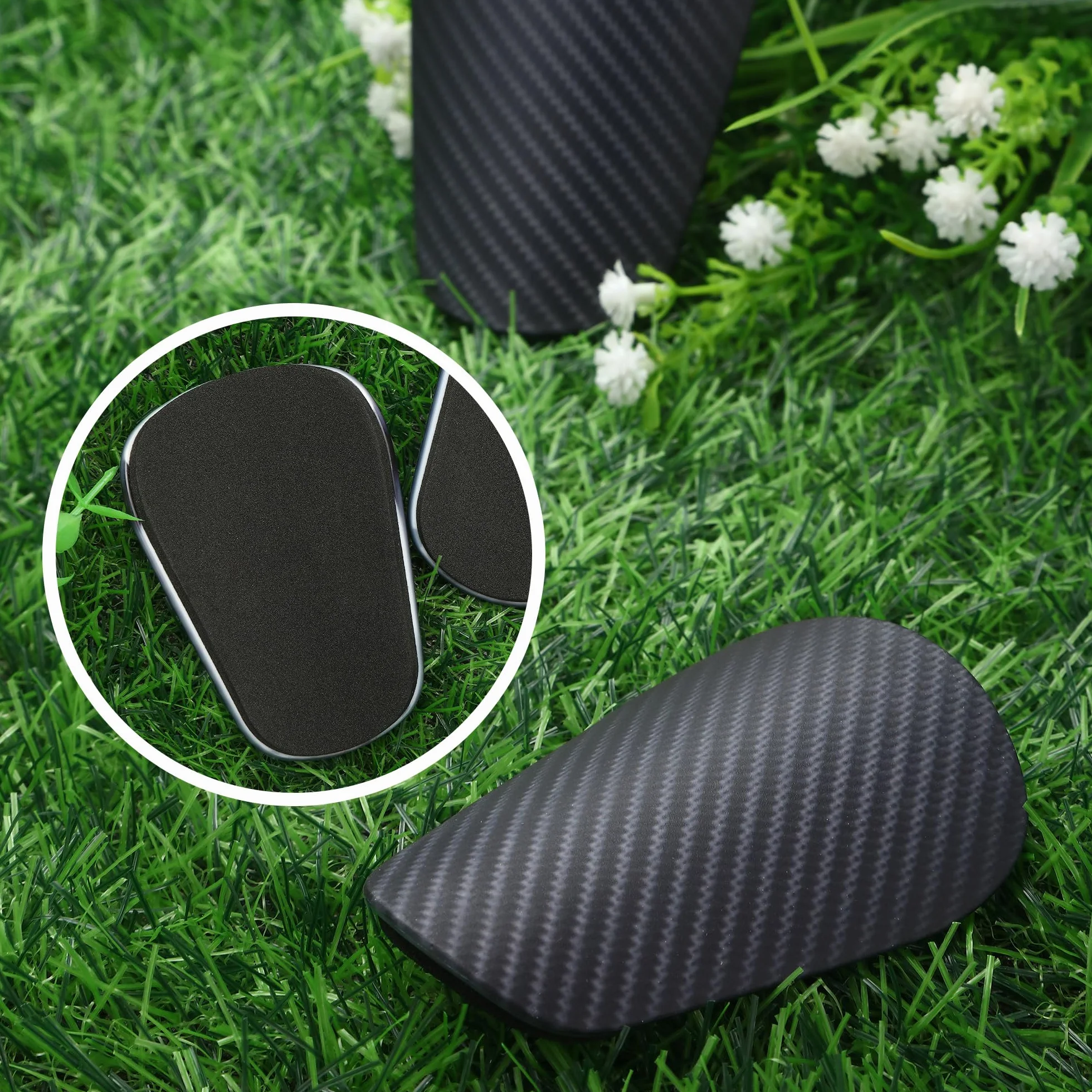Espinilleras Futbol Mini 8x5CM Protección para Hombres Mujeres Niños