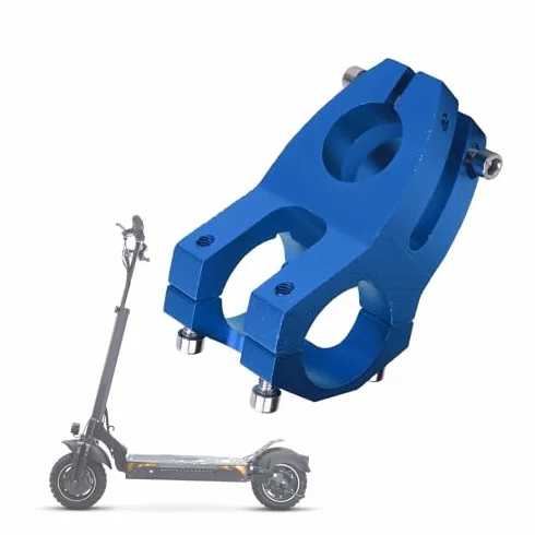 Vástago universal de aleación de aluminio 23,5 mm para SmartGyro KuKirin scooter negro