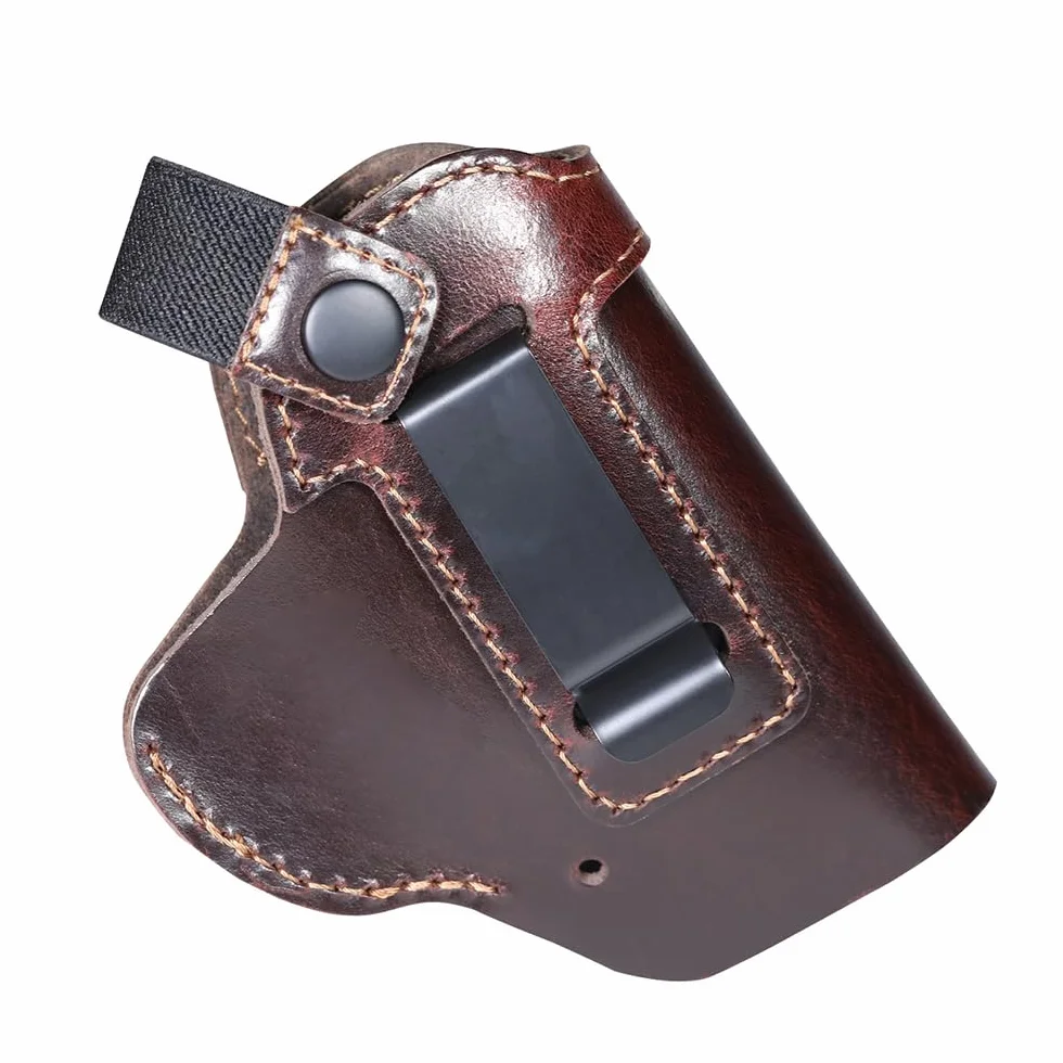 Funda de Cuero para Pistola Oculta con Cinturón Táctica