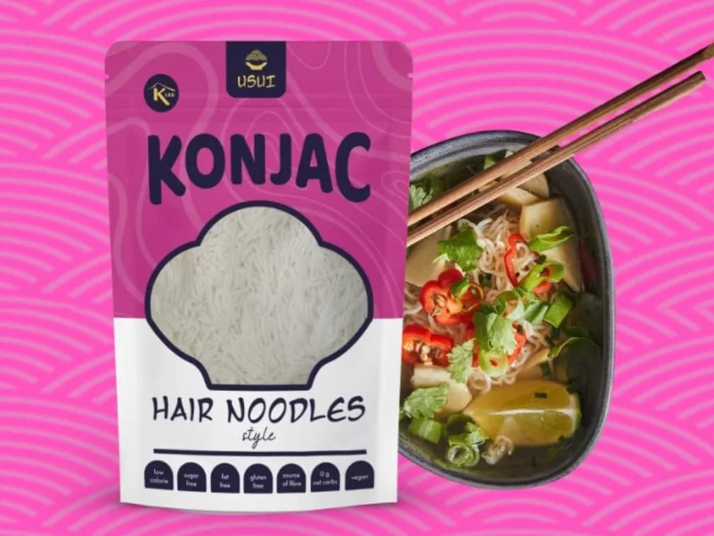 USUI Fideos de Konjac en salmuera 10 unidades –Fideos Shirataki de Konjac | Low Carb | Keto | sin gluten | bajo en calorías | pasta de dieta 270g