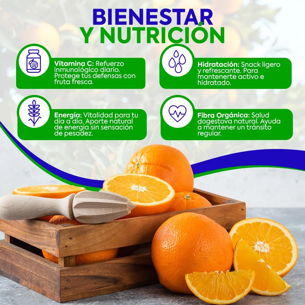 Naranjas de Valéncia directas del árbol recién recolectadas - del árbol a tu mesa sin tratamientos post cosecha - cajas de 5, 9, 15 y 19kg - fruta natural valenciana - naranja de mesa (9KG)